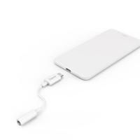 Hama aux-adapter usb-c – 3,5-mm-jack-aansluiting wit - thumbnail