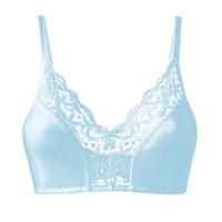 Soft-bh van bio-katoen met elastaan, waterblauw 70B - thumbnail