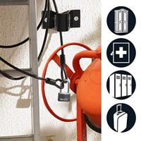 Masterlock Hangslot, 40mm, O6mm, lange beugel, zw - 9140EURDBLKLF 9140EURDBLKLF - thumbnail