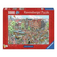 Ravensburger Puzzel Fleroux Amsterdam 1000 Stukjes - thumbnail