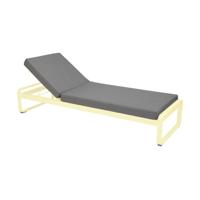 Fermob Bellevie Premium Sunlounger ligbed Frosted Lemon - thumbnail