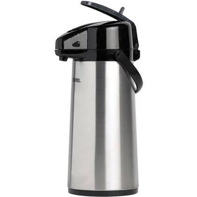 Thermos isoleerkan met pomp, inox
