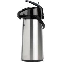 Thermos isoleerkan met pomp, inox - thumbnail
