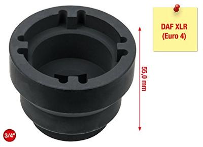 3/4”-sleufmoersleutel met 4 pennen voor DAF, binnentap Ø 50 mm KS Tools 460.1025