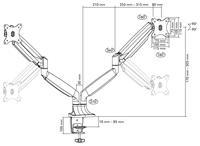 ICY BOX IB-MS504-T monitorarm - thumbnail