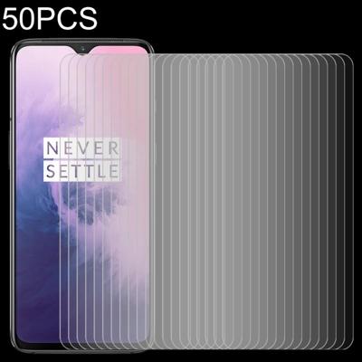 50 stuks 0.26 mm 9H 2.5 D gehard glas film voor OnePlus 7