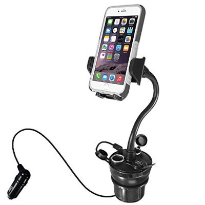 Macally MCup Power Autohouder Voor Bekerhouder + Lader Universeel - thumbnail