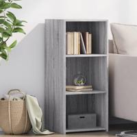 Dressoir 40x41x93 cm bewerkt hout grijs sonoma eikenkleurig - thumbnail