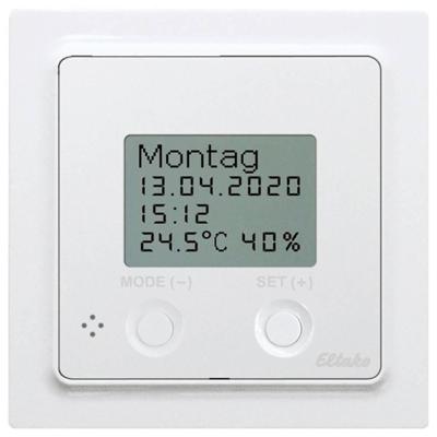 Eltako FUTH55ED/12-24V UC-pm Hygrostaat Draadloos Bereik max. (in het vrije veld) 30 m