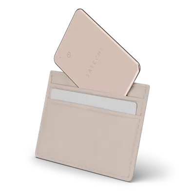 Satechi FindAll wallet card with Find My - Desert Rose Satechi FindAll wallet card with Find My - Desert Rose