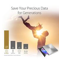 Asus ZenDrive U7M SDRW-08U7M-U ZD Externe DVD-brander Retail USB-A 2.0 Zilver - thumbnail