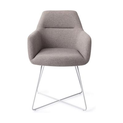 Jesper Home Kinko eetkamerstoel Earl Grey cross white