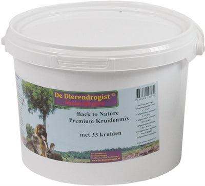DIERENDROGIST BACK TO NATURE PREMIUM KRUIDENMIX MET 33 KRUIDEN 900 GR DIERENDROGIST BACK TO NATURE PREMIUM KRUIDENMIX MET 33 KRUIDEN 900 GR