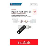 SanDisk iXpand™ Flash Drive Go USB-stick smartphone/tablet Zwart, Zilver 128 GB USB-A 3.2 Gen 1, Apple Lightning - thumbnail