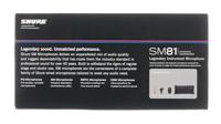 Shure SM81 condensator instrumentmicrofoon - thumbnail
