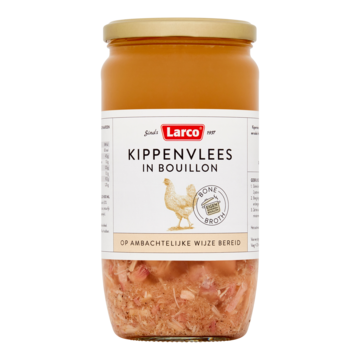 Larco Kippenvlees in Bouillon 800 ml bij Jumbo