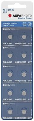 AgfaPhoto Knoopcel LR66 1.5 V 10 stuk(s) Alkaline AG4