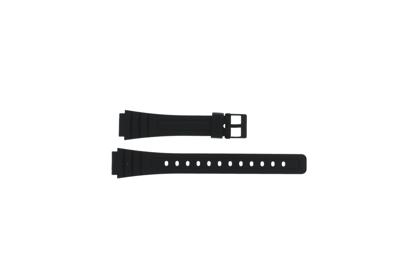 Horlogeband Casio AW-48HE-1AVDF Kunststof/Plastic Zwart 16mm Horlogeband Casio AW-48HE-1AVDF Kunststof/Plastic Zwart 16mm