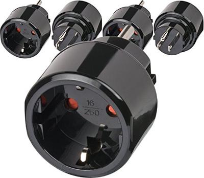 Reisstekker brennenstuhl adapter usa zwart | 5 stuks