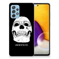 Silicone Back Case Samsung Galaxy A72 Skull Eyes - thumbnail