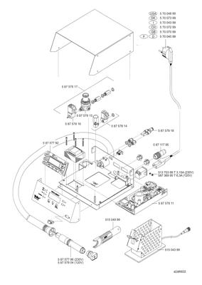 Weller WHA 3000V Set Hetelucht-soldeerstation 475 W 50 - 550 °C