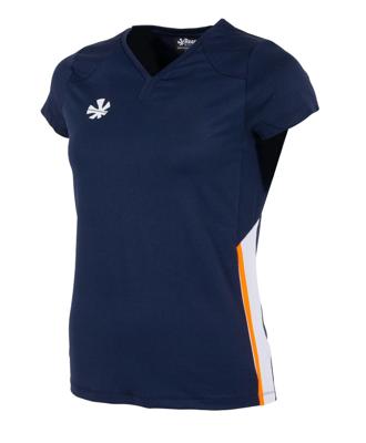 Reece Grammar Shirt Dames - Navy/Orange/White Reece Grammar Shirt Dames - Navy/Orange/White