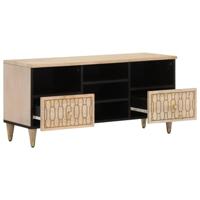 Tv-meubel 100x33x46 cm massief mangohout - thumbnail