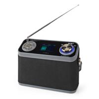 DAB+ Radio | Tafelmodel | DAB+ / FM | 2.4 " | Kleurenscherm | Batterij Gevoed / Netvoeding | Digitaal | 24 W | Bluetooth® | Koptelefoonoutput | Wekker | Slaaptimer | Handgreep | Zwart - thumbnail
