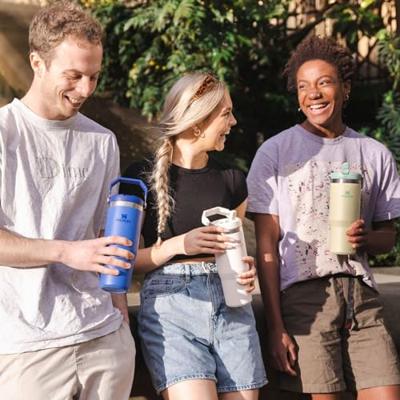STANLEY - The Iceflow - Flip Straw tumbler 0,89l Guava - thumbnail