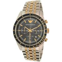 Emporio Emporio Armani chronograaf quartz herenhorloge met blauwe wijzerplaat AR8030 - thumbnail