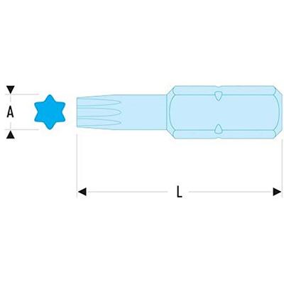 Facom nex schroefbits voor torx schroeven - NEX.27A Facom nex schroefbits voor torx schroeven - NEX.27A