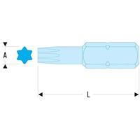 Facom nex schroefbits voor torx schroeven - NEX.27A - thumbnail