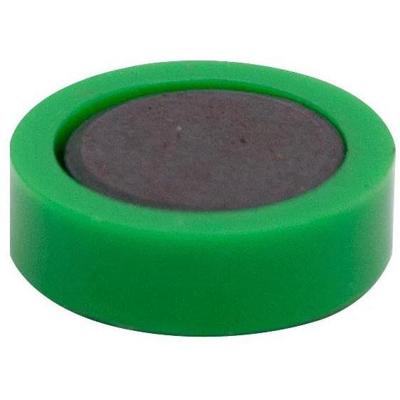 Q-CONNECT magneten, 20 mm, groen, pak van 10 stuks