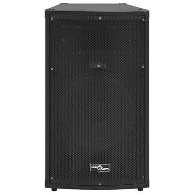 VidaXL Hifi-podiumluidspreker passief 1000 w 37x37x64 cm zwart