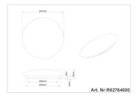 Trio Witte plafonnièreMoonika Ø 37cm - R62764000 - thumbnail