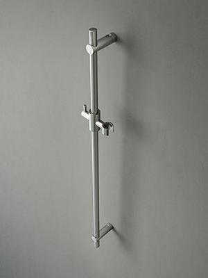 Glijstang Hotbath Mate 90cm rond ⌀2cm Geborsteld Nikkel