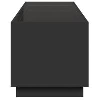 Salontafel met Infinity LED 90x50x50 cm zwart - thumbnail