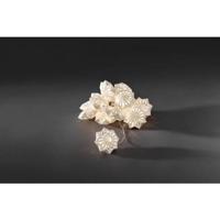 Konstsmide 3192-103 Motief lichtketting Sneeuwvlok Binnen werkt op het lichtnet LED Warmwit Verlichte lengte: 1.98 m - thumbnail