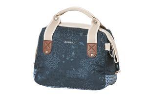 Basil bohème city bag - blauw, elegante hand-, schouder- en stuurtas, waterafstotend, 8 liter inhoud