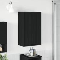 Badkamer Kast met opslag Zwart 39 x 23.5 x 65 cm Bewerkt hout - thumbnail