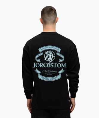 Jorcustom Ribbon Longsleeve T-Shirt Heren Zwart - Maat XL - Kleur: Zwart | Soccerfanshop Jorcustom Ribbon Longsleeve T-Shirt Heren Zwart - Maat XL - Kleur: Zwart | Soccerfanshop