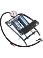 Voetpomp+manometer 2cil. 0-7bar - thumbnail