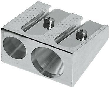 Faber Castell puntenslijper metaal dubbel