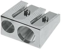 Faber Castell puntenslijper metaal dubbel - thumbnail