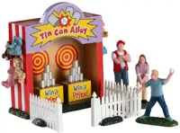 Lemax tin can alley s/7 kerstdorp tafereel Carnival 2020 - thumbnail