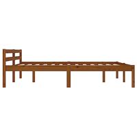 Bedframe massief grenenhout honingbruin 160x200 cm - thumbnail
