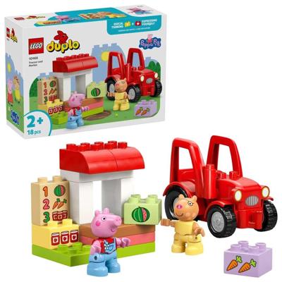 LEGO DUPLO Peppa Pig tractor en marktkraam 10468
