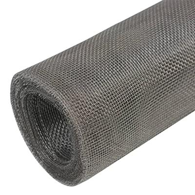 Gaas 100x1000 cm roestvrij staal zilverkleurig