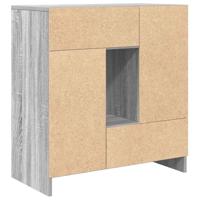 Dressoir met lades en deuren 70,5x34x74,5 cm grijs Sonoma - thumbnail