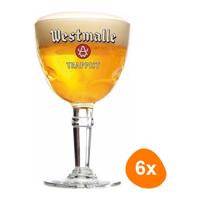 Westmalle - Bierglas Trappist 330ml - 6 stuks - thumbnail